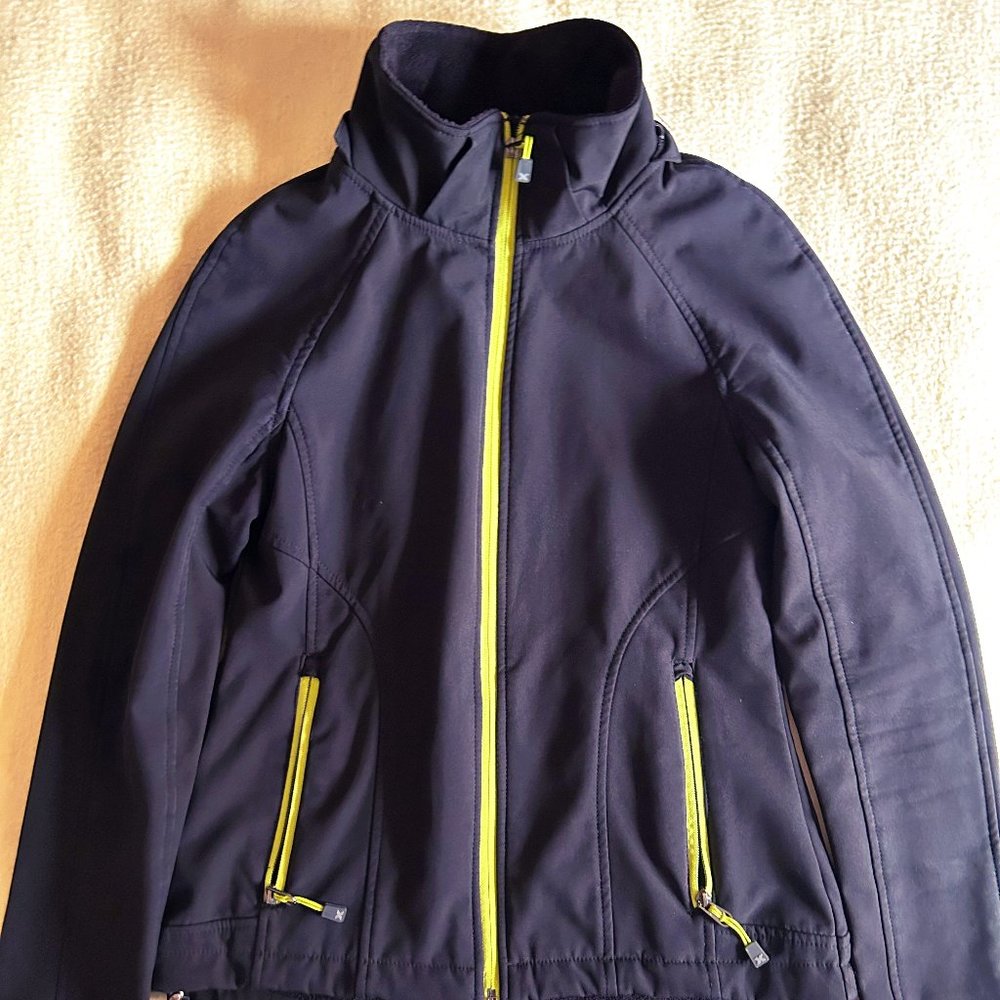 Xersion Women’s Jacket Zipper Front Black Long Sleeve - Size S